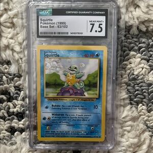 Squirtle Pokémon Card 1999